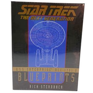Star Trek The Next Generation Enterprise NCC-1701-D Blueprints by Rick Sternbach